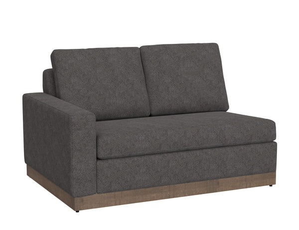 Georgia - Fabric Loveseat Dark Gray