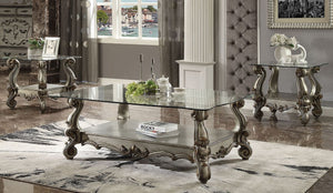 Versailles - Vintage Coffee Table Antique Platinum