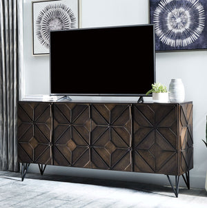 Chasinfield - Dark Brown - Extra Large TV Stand