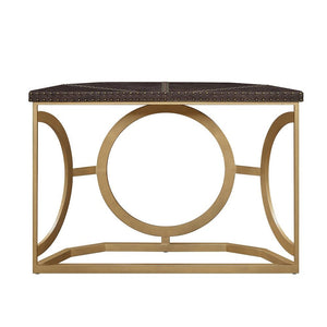 Solara - Console Table - Brown & Gold