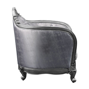 Ariadne - Sofa With 5 Pillows - Fabric & Platinum