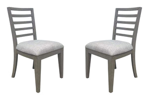 Pure Modern Dining - Ladder Back Dining Chair (Set of 2) - Moonstone