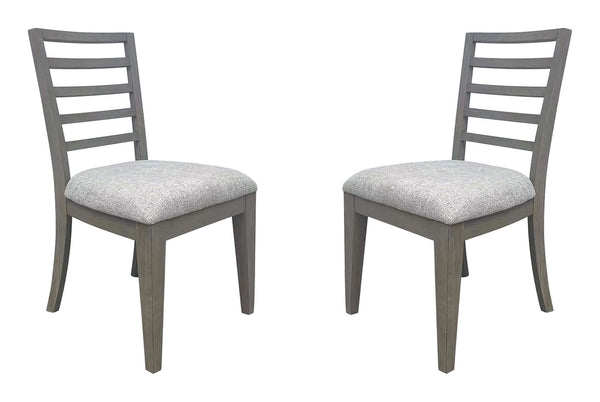 Pure Modern Dining - Ladder Back Dining Chair (Set of 2) - Moonstone
