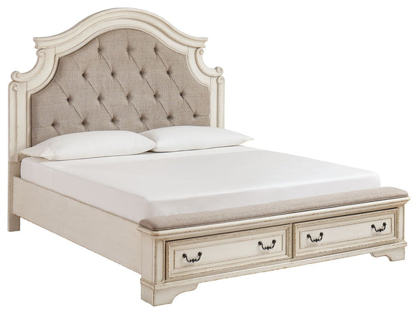 Realyn - Storage Bed Beige California King