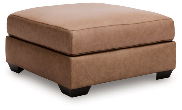 WillowBend - Oversized Accent Ottoman Light Brown