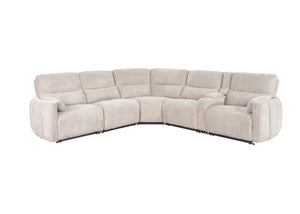 Modesto - Modular Power Reclining Sectional With Power Adjustable Headrests