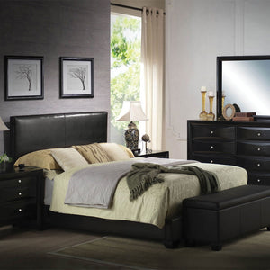 Ireland III - Bed (Panel) Black Full