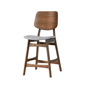 Oscar - Counter Chair With Cushion (Set of 2) Dark Gray