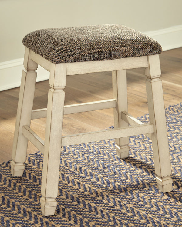 Bolanburg - Beige - Upholstered Stool (Set of 2)