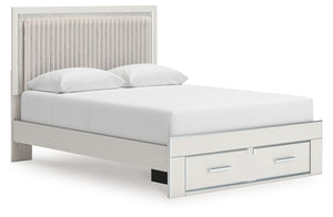 Zuraleus - Upholstered Panel Platform Storage Bed