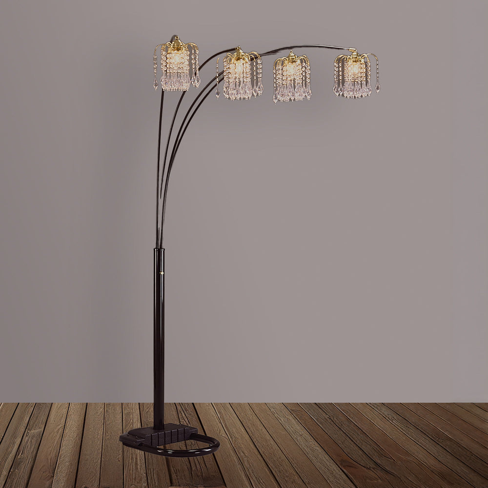 Rain Drop - Arc Lamp - Black