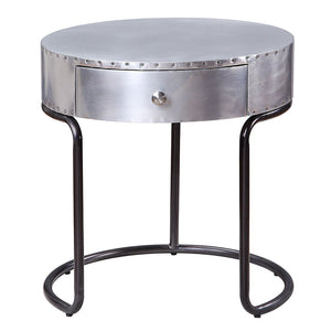 Brancaster - 21" End Table - Aluminum