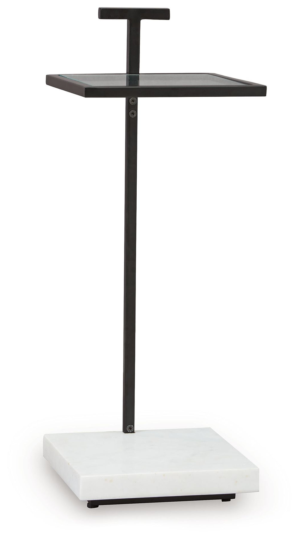 Mannill - Accent Table - Black / White