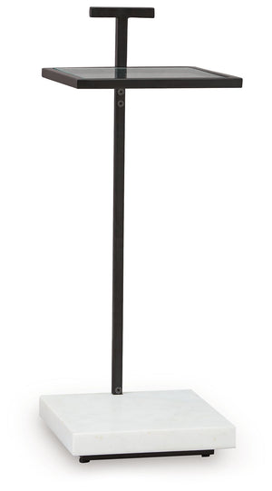 Mannill - Accent Table - Black / White