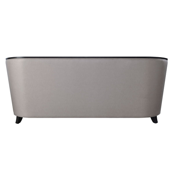 Zemocryss - Sofa With 3 Pillows - Beige Fabric