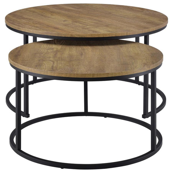 Lainey - 2 Piece Round Nesting Coffee Table - Mango
