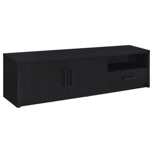 Murray - 70" 2-Door TV Stand Media Console - Black