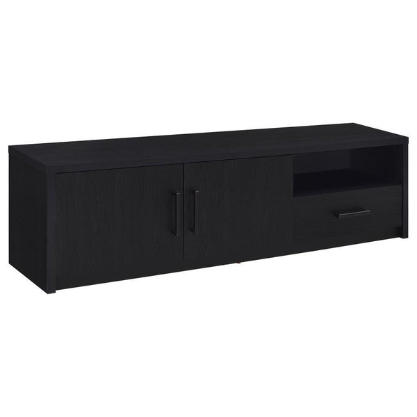 Murray - 70" 2-Door TV Stand Media Console - Black