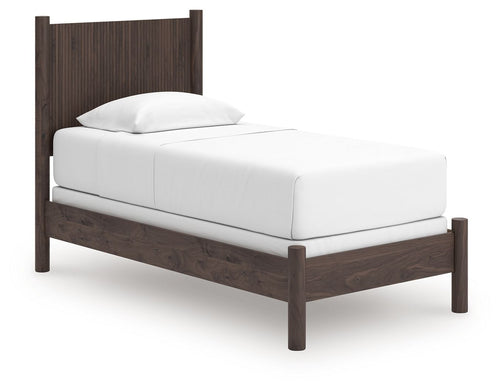 Pamytta - Panel Bed Dark Brown