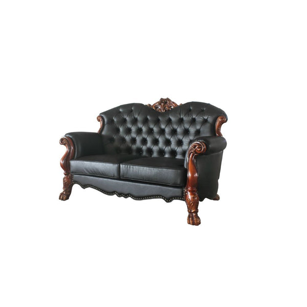 Dresden - Loveseat w/3 Pillows Cherry Oak