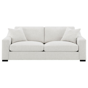 Ashlyn - Fabric Upholstered Track Arm Sofa - Sand