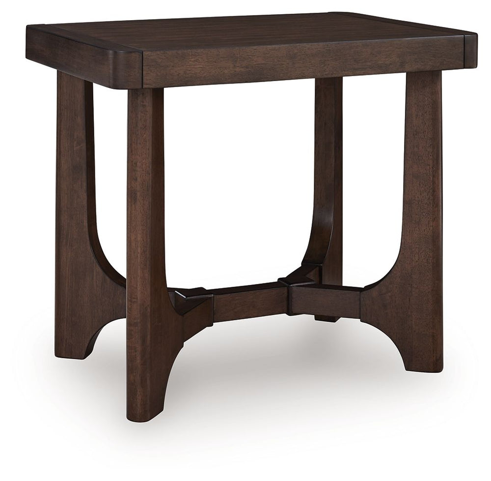 Korestone - Rectangular Cocktail Table Dark Brown Cocktail Tables