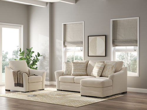 Lango - Living Room Set Beige 2 Pc. Sofa Chaise, Chair