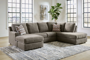 O'phannon - Sectional Beige 2 Pc. Right Arm Facing Corner Chaise Sectional