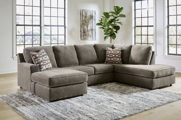 O'phannon - Sectional Beige 2 Pc. Right Arm Facing Corner Chaise Sectional