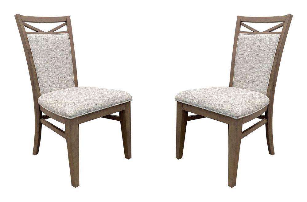 Americana Modern Dining - Upholstered Dining Chair (Set of 2) - Cotton White