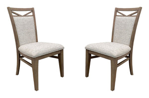 Americana Modern Dining - Upholstered Dining Chair (Set of 2) - Cotton White