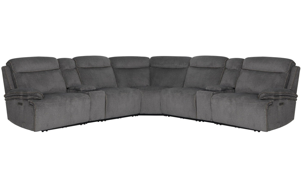 Alpine - Sectional Midnight 6 Pc. Sectional
