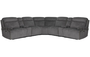 Alpine - Sectional Midnight 7 Pc. Sectional
