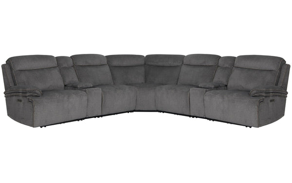 Alpine - Sectional Midnight 7 Pc. Sectional