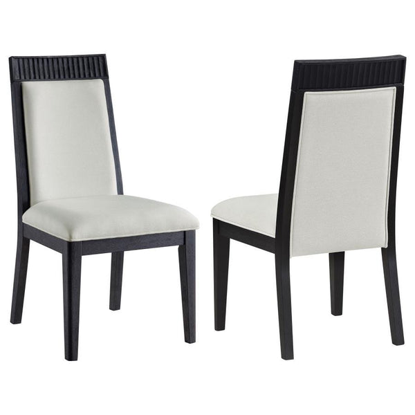 Brookmead - Dining Side Chair (Set of 2) - Ivory / Black