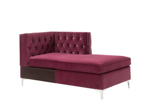 Jaszira - Modular - Chaise Burgundy