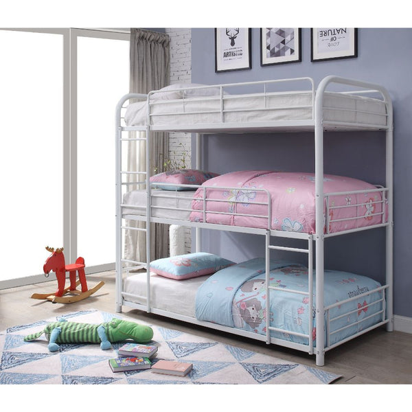 Cairo - Triple Bunk Bed White Twin