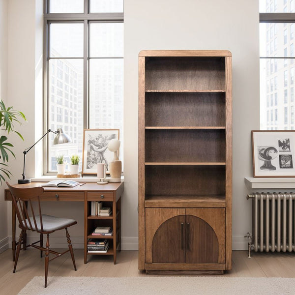 Eclipse - Bookcase Pier With 5 Storage Areas