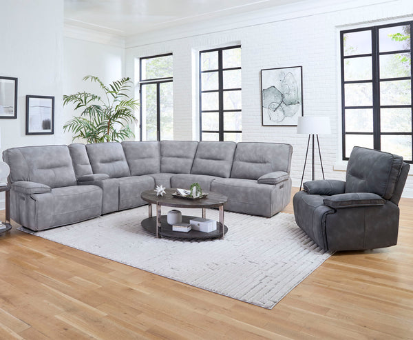 Gladiator - 6 Piece Modular Power Reclining Sectional