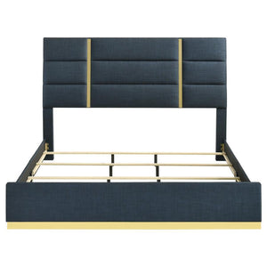 Ines - Fabric Upholstered Panel Bed