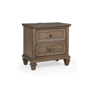 Mariana - Nightstand With USB Dark Brown