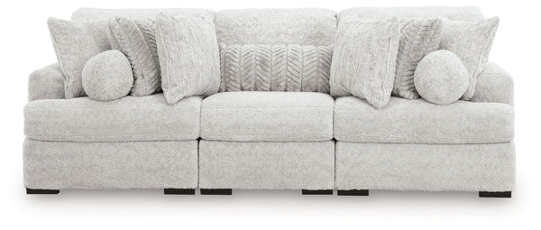 Cuddle Plush - Sectional White 3 Pc. Sectional