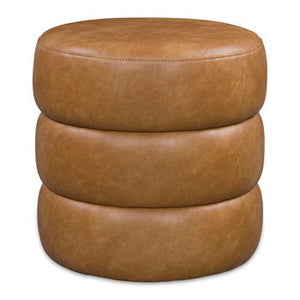 Ummi - Swivel Accent Ottoman - Caramel