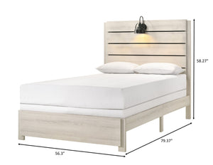 Carter - Full Platform Bed In One Box - White