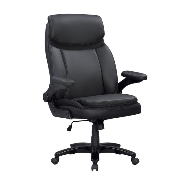 Dc - Big And Tall Fabric Desk Chair - Black
