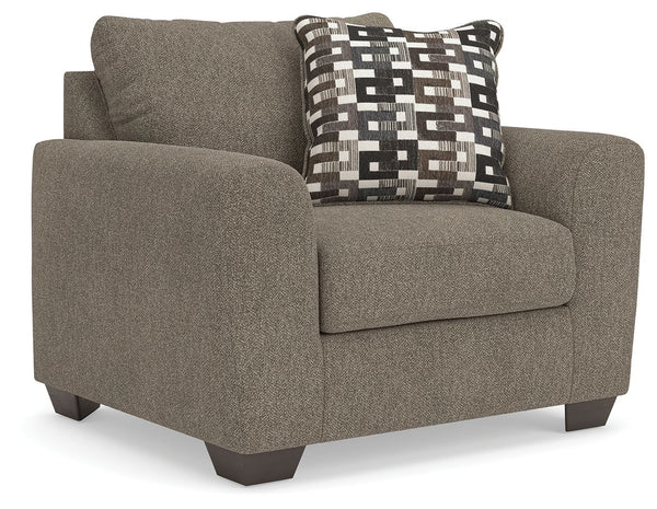 Triston-Peaks - Chair And A Half - Suede