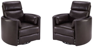 Radius - Cordless Power Swivel Glider Recliner (Set of 2)