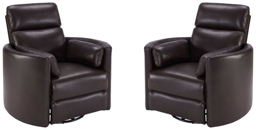 Radius - Cordless Power Swivel Glider Recliner (Set of 2)