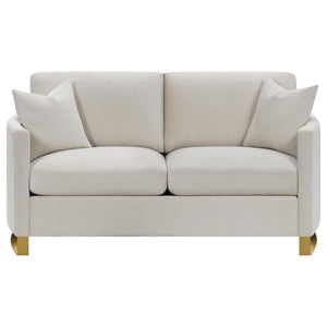 Corliss - Upholstered Arched Arm Loveseat