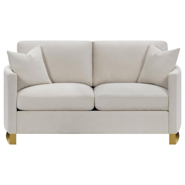 Corliss - Upholstered Arched Arm Loveseat